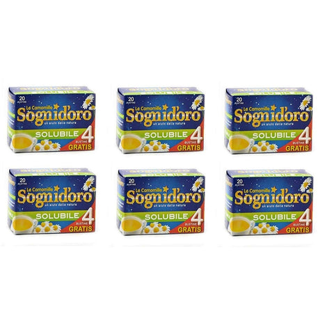 Star Camomilla Löslich Entspannendes Getränk Kamille 6x20 Beutel Original italienisch