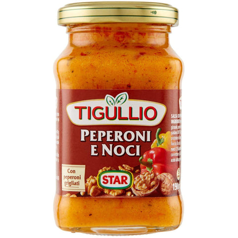 Star Tigullio GranPesto Pesto Peperoni e noci Paprika und Walnüsse 190 g Sauce italienisch Original