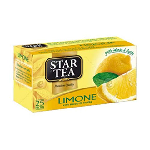 Star The Limone tè tea box 25 Teebeutel Zitrone Schwarztee 37,5g italienisch Original