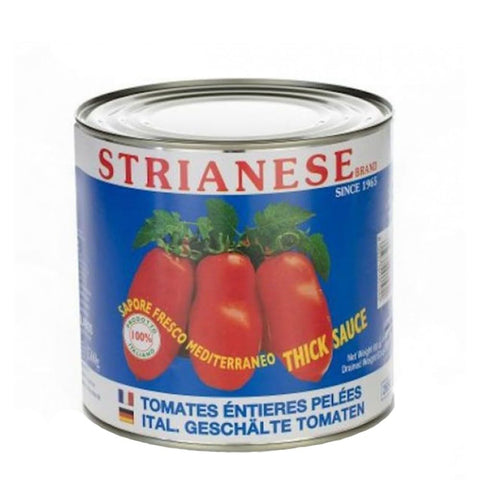 10x STRIANESE San Marzano D.O.P. Pomodori Pelati geschälte Tomaten sauce Italien dose 2,5kg italienisch Original
