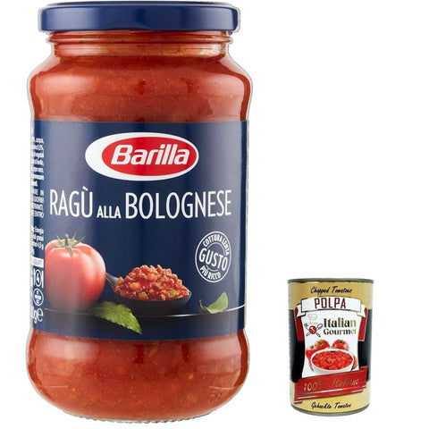 Sugo Ragù Pastasaucen Sugo Ragù alla Bolognese, Sauce bereit für italienische Tomate und ausgewähltes Fleisch ohne Gluten, 400 g italienisch Original 8076809500883