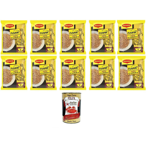 SUZIWAN Nudelgerichte SUZIWAN MAGGI FUSIAN CURRY TASTE Instant Nudeln und Curry Gewürz 10x 71 g italienisch Original 8445290436030
