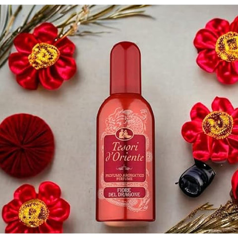 Tesori d'oriente Eau de Toilette Tesori d'oriente Fiore del Dragone fruchtig aromatischer Duft 12x100ml italienisch Original 8008970008769