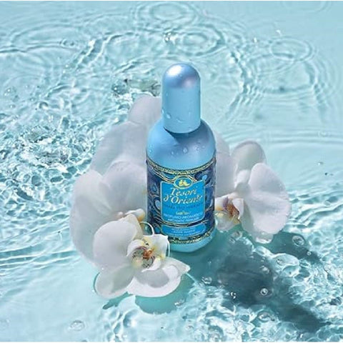 Tesori d'oriente Eau de Toilette Tesori d'oriente Thalasso Therapy Meeresduft Noten von Bergamotte Lavendel Patchouli und weißem Moschus 12x100 ml + 100ml italienisch Original 8008970050393