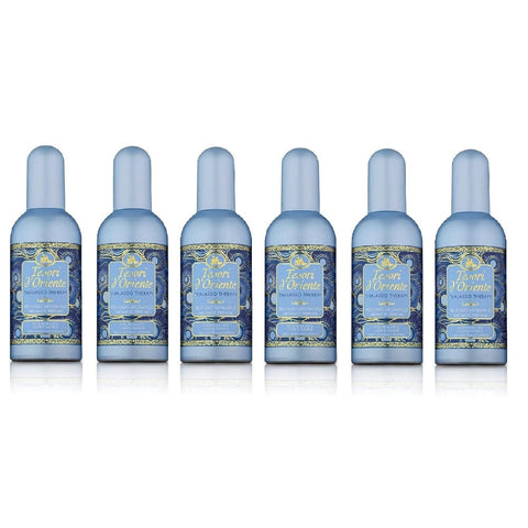 Tesori d'oriente Eau de Toilette Tesori d'oriente Thalasso Therapy Meeresduft Noten von Bergamotte Lavendel Patchouli und weißem Moschus 6x100 ml + 100ml italienisch Original 8008970050393
