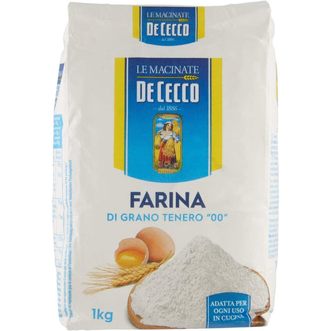 The Great Canadian Tea HAB & GUT LM0013 10 De Cecco Farina di Grano Tenero Tipo 00, 3 Kg Farro italienisch Original