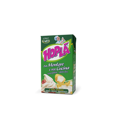 Trevalli Hopla Panna da montare e per cucina Sahne zum Kochen Gluten frei basierend auf pflanzlichen Fetten 1000 ml italienisch Original