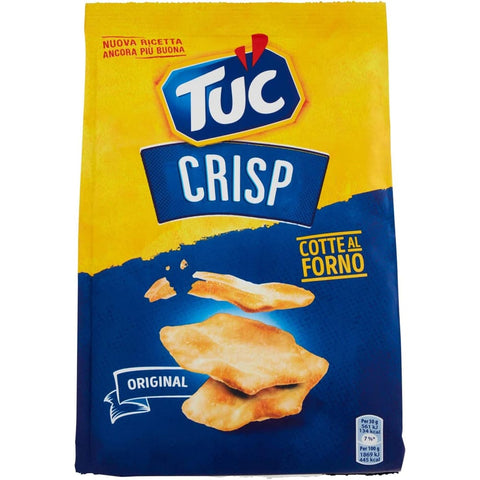 Tuc Crackers Tuc Crisp Salzgebäck Crackers Gebacken gesalzen Meersalz 100g 6x Original italienisch inkl. Italian Gourmet Polpa 400g 7622210630803