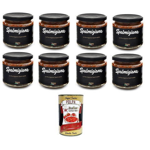 Vama Spalmigiana Salsas Vama Spalmigiana La Parmigiana spalmabile Streichfähiger Parmigiana 8x200 gr Salsas italienisch Original 8032804040014