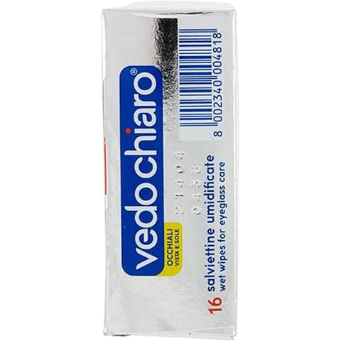 Vedo Chiaro 0 Vedo Chiaro Vedochiaro Occhiali Glasreiniger 16 Tücher Brillenreinigung Brillenreiniger 12 Packungen italienisch Original 8002340004818