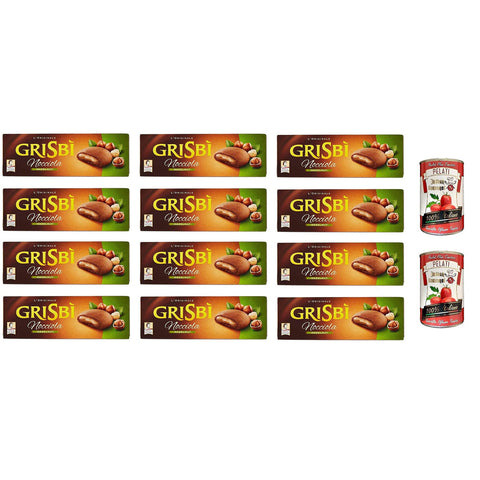 Vicenzi Matilde Grisbì alla Nocciola Klassischer Schokoladenkeks Süße Snacks 12x150g Original italienisch Kekse