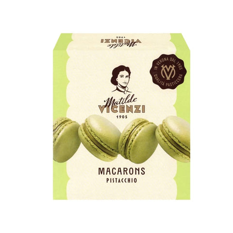 Vicenzi Kekse 12x Vicenzi Macaron al Pistacchio Pistazien-Macaron 60gr