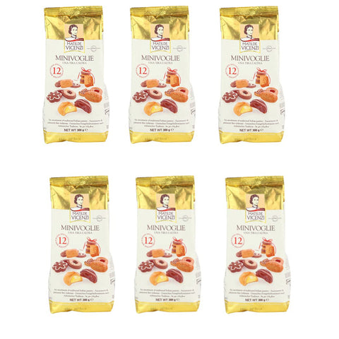 Vicenzi Matilde Vicenzi MilleVoglie Gebäckmischung Kekse Großpackung aus Keksen und Gebäck Beutel 6x 300 g italienisch Original