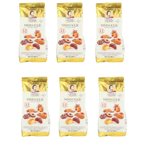 Vicenzi Kekse Vicenzi Matilde Vicenzi MilleVoglie Gebäckmischung Kekse Großpackung aus Keksen und Gebäck Beutel 6x 300 g italienisch Original 8000350017118