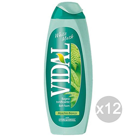 Vidal Bad 1600 Moschus weiß 500 ml Pflege und Reinigung des Körpers Set 12 Original italienisch