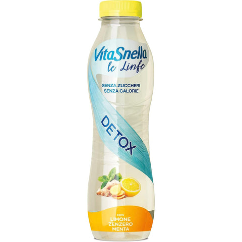 Vitasnella Le Linfe Detox Wasser mit Zitrone Ingwer und Minze 12x 500 ml italienisch Original