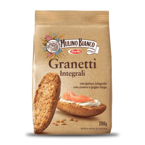 Mulino Bianco Granetti Integrali Senza Conservanti 12 Pezzi 280 Grammi Original italienisch