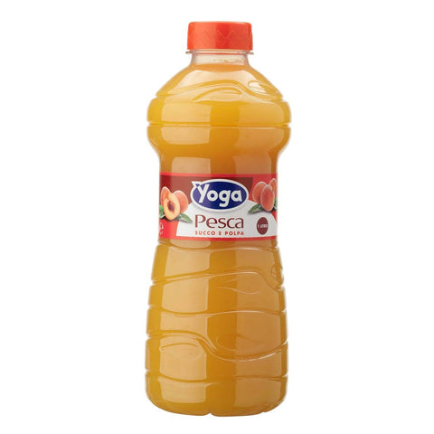 Yoga Fruchtsaft fruit juice Pet flasche Pesca Pfirsiche saft 12x 1Lt italienisch Original