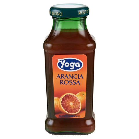 Yoga Bar flasche Fruchtsaft fruit juice Arancia rossa Rote orange saft 24x200ml Original italienisch Getränk