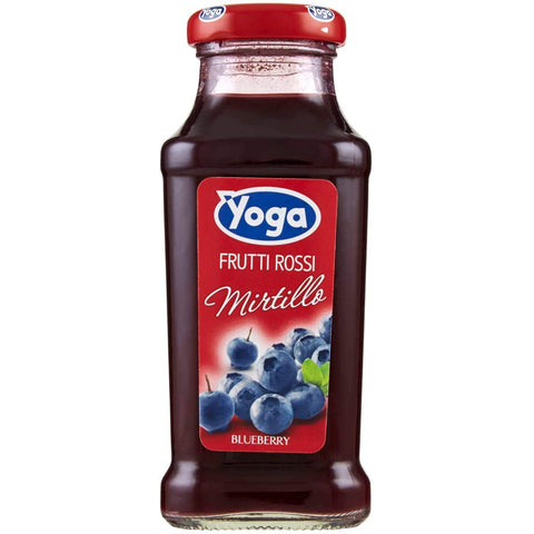 Yoga Bar Frutti Rossi Mirtillo Rote Früchte Blaubeere Fruchtsaft Getränk Fruchtgeschmack Glasflasche fruit juice 24x 200ml Original italienisch