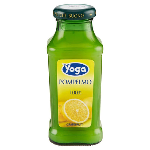 Yoga Bar Pompelmo Grapefruit Fruchtsaft Getränk Fruchtgeschmack Glasflasche 200ml fruit juice 48x Original italienisch