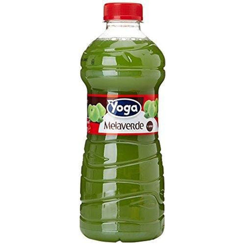 Yoga Fruchtsaft fruit juice Pet flasche Mela verde grüner Apfel saft 1Lt 6x Original italienisch