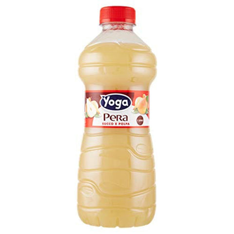 Yoga Succo Pera Fruchtsaft Birnenfruchtsaft Saft alkoholfreies Getränk 1Lt 6x Original italienisch