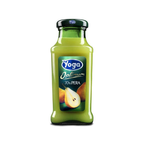 Yoga Fruchtsäfte Yoga Bar Pera Birne Fruchtsaft Getränk Fruchtgeschmack Glasflasche 200 ml fruit juice Fruchtsäfte italienisch Original 8001440307249