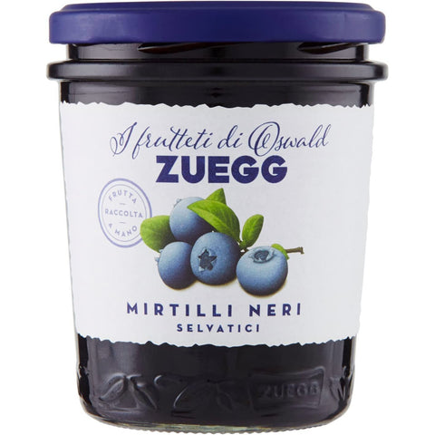 Zuegg Mirtilli Neri Marmelade Brombeeren Konfitüre Brotaufstriche Italien 320 g 6x Original italienisch