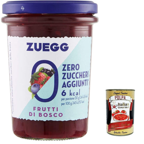 Zuegg zero zuccheri Wildbeer marmelade jam Zuckerfrei 6x220g Original italienisch Aufstrich