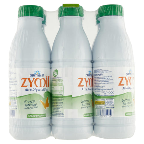 Zymil Latte Speciale, in valigetta da 6 bottiglie, scremato, senza lattosio Milch italienisch Original